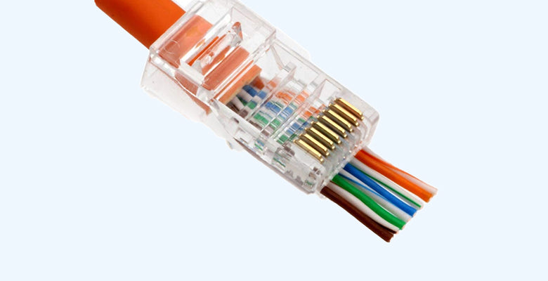 terminate cat6 riser cable with ez rj45 plug