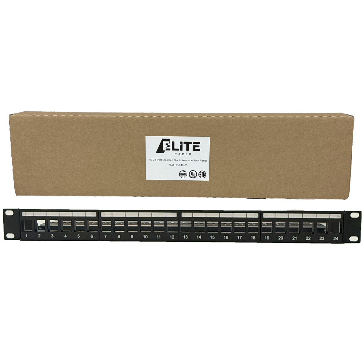 PP 24 Port Patch Panel Shielded - Infinity Cable Products