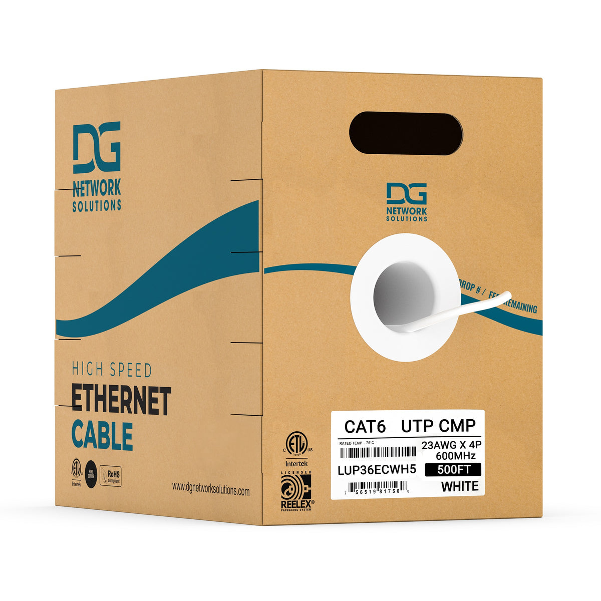 DG Cat6 Plenum for Sale 500ft & 1000ft Infinity Cable Products