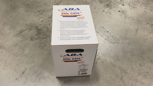 cat6 riser cable box video