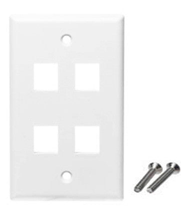 wall plate with 4 ports