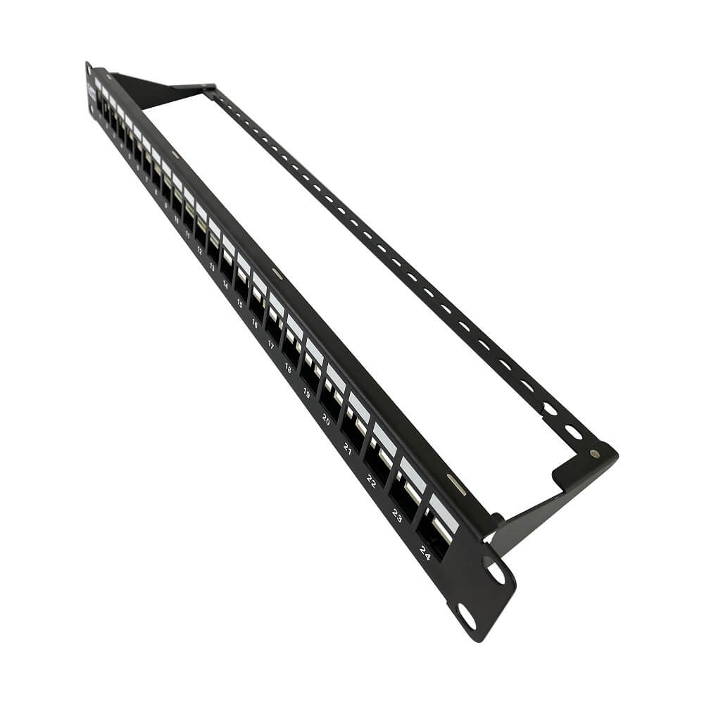 Cat6 Patch Panel 24 Port 19 Rack Mount, 1U - Infinity Cable Products
