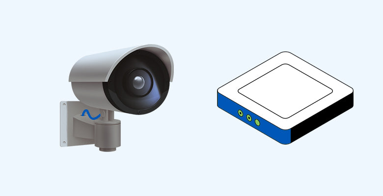 Illustration of Secure Ip Camera Connection On G Router With Wpa2