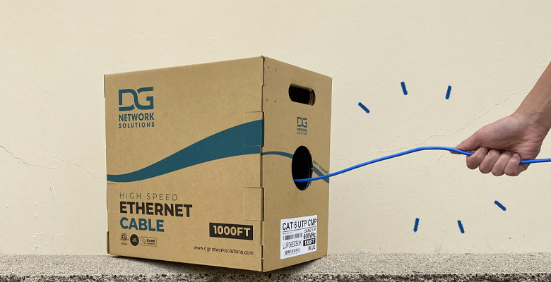 how to pull ethernet cable from box