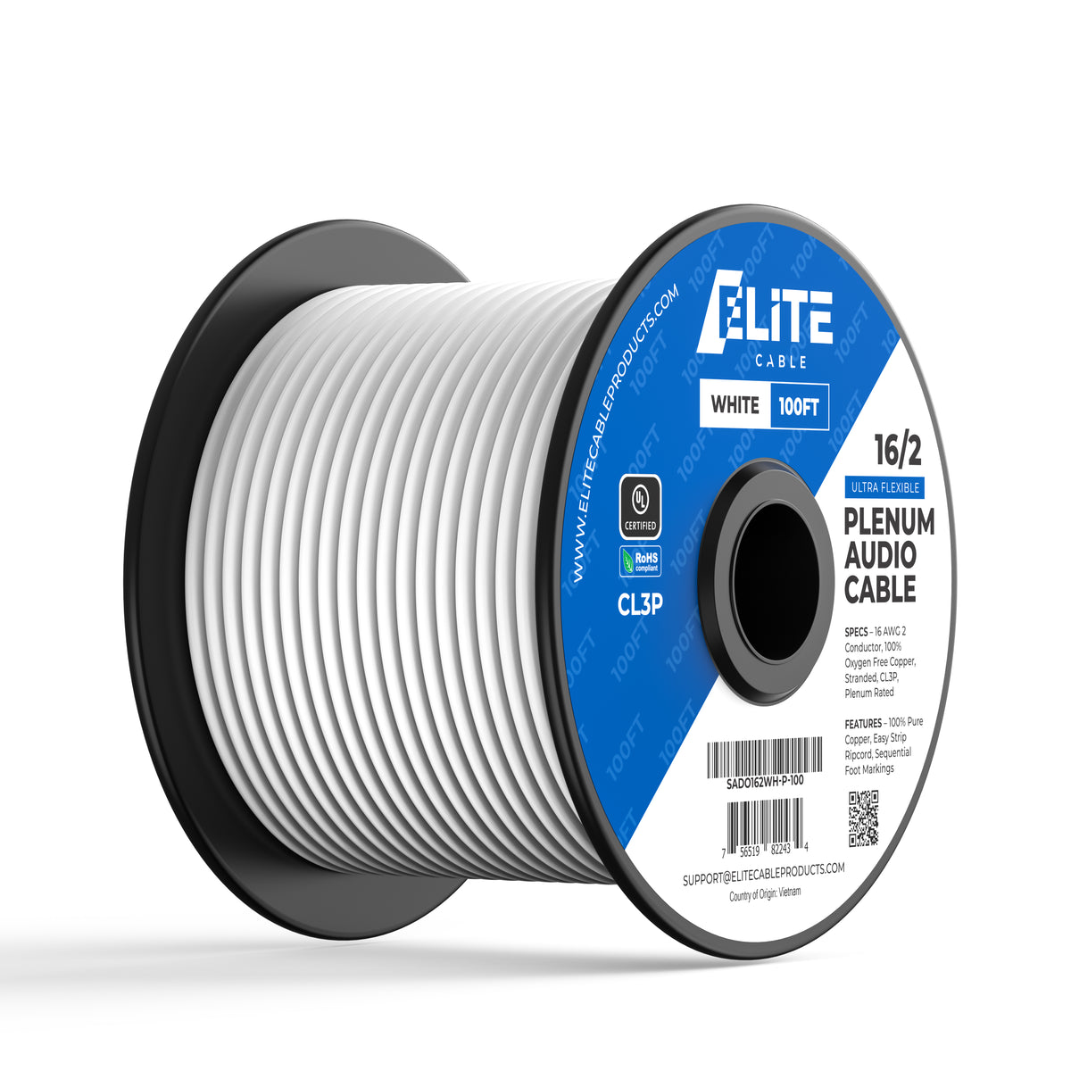 16/2 Plenum Speaker Wire - Infinity Cable Products