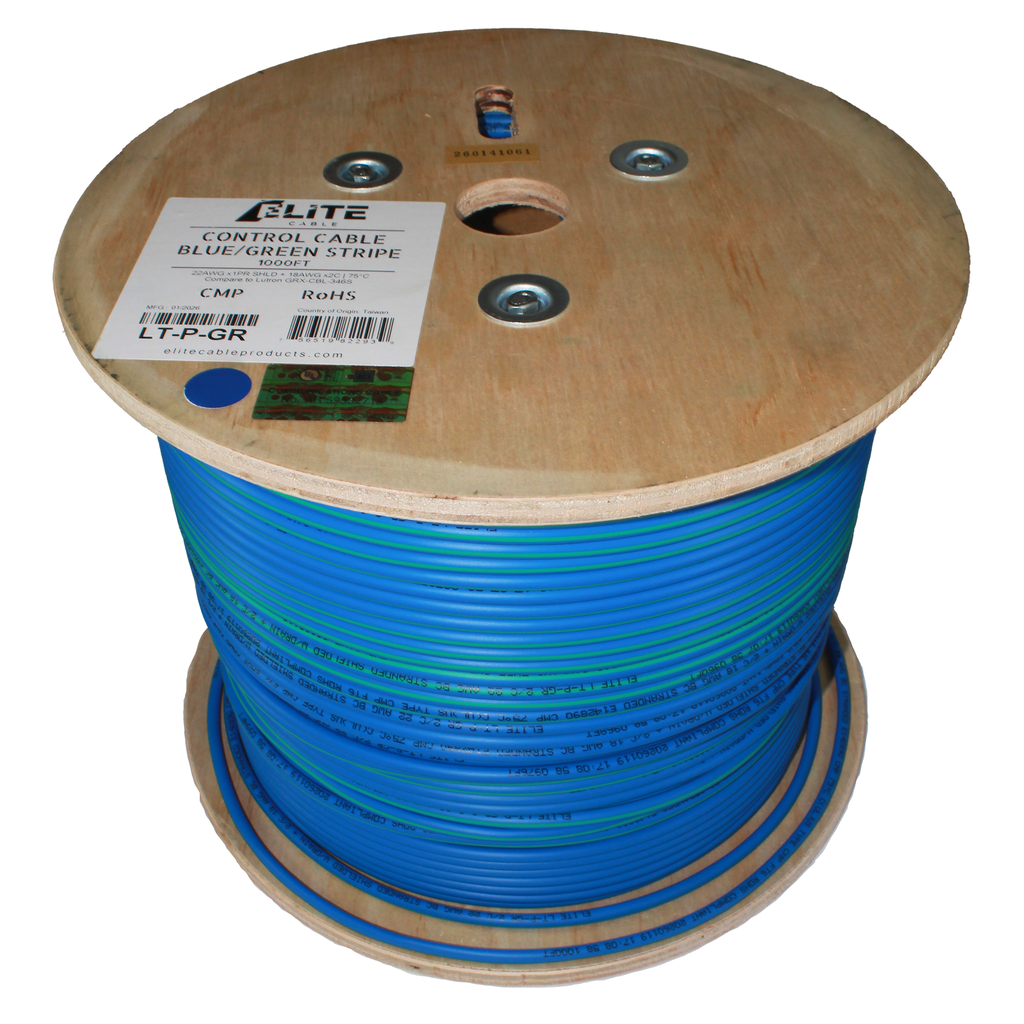 22/2 + 18/2 CMP Plenum Automation Cable – Lutron and Crestron Systems