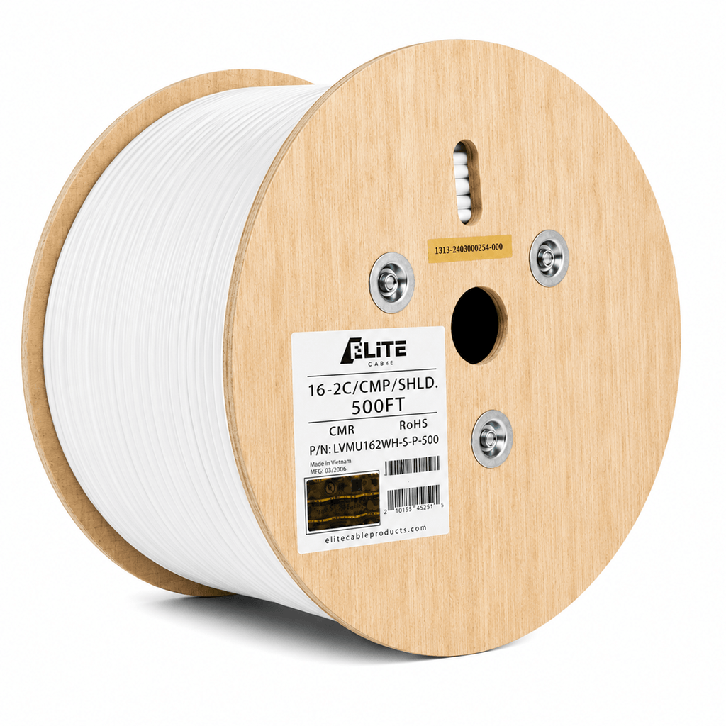 16/2 Shielded Low Voltage Multi Use Cable – CMP Plenum Rated