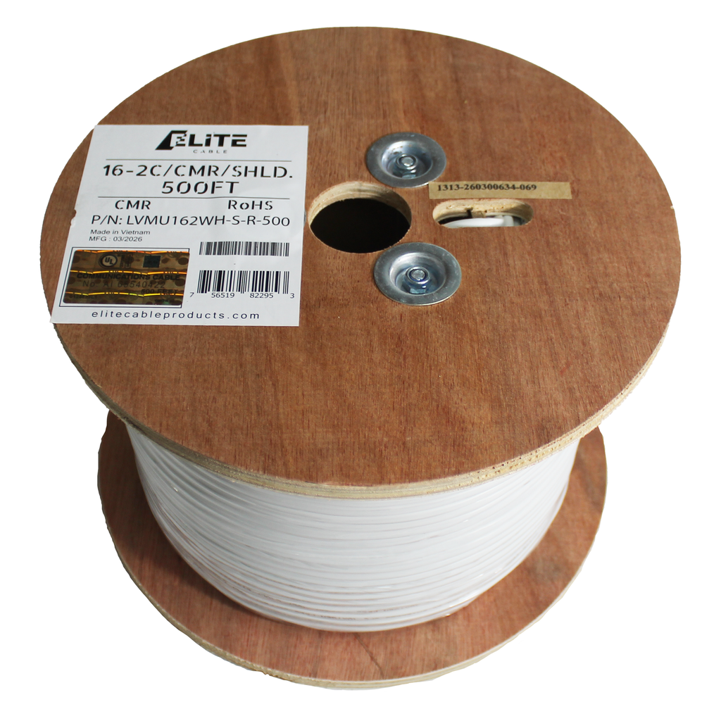 16/2 shielded riser low voltage multi use cable