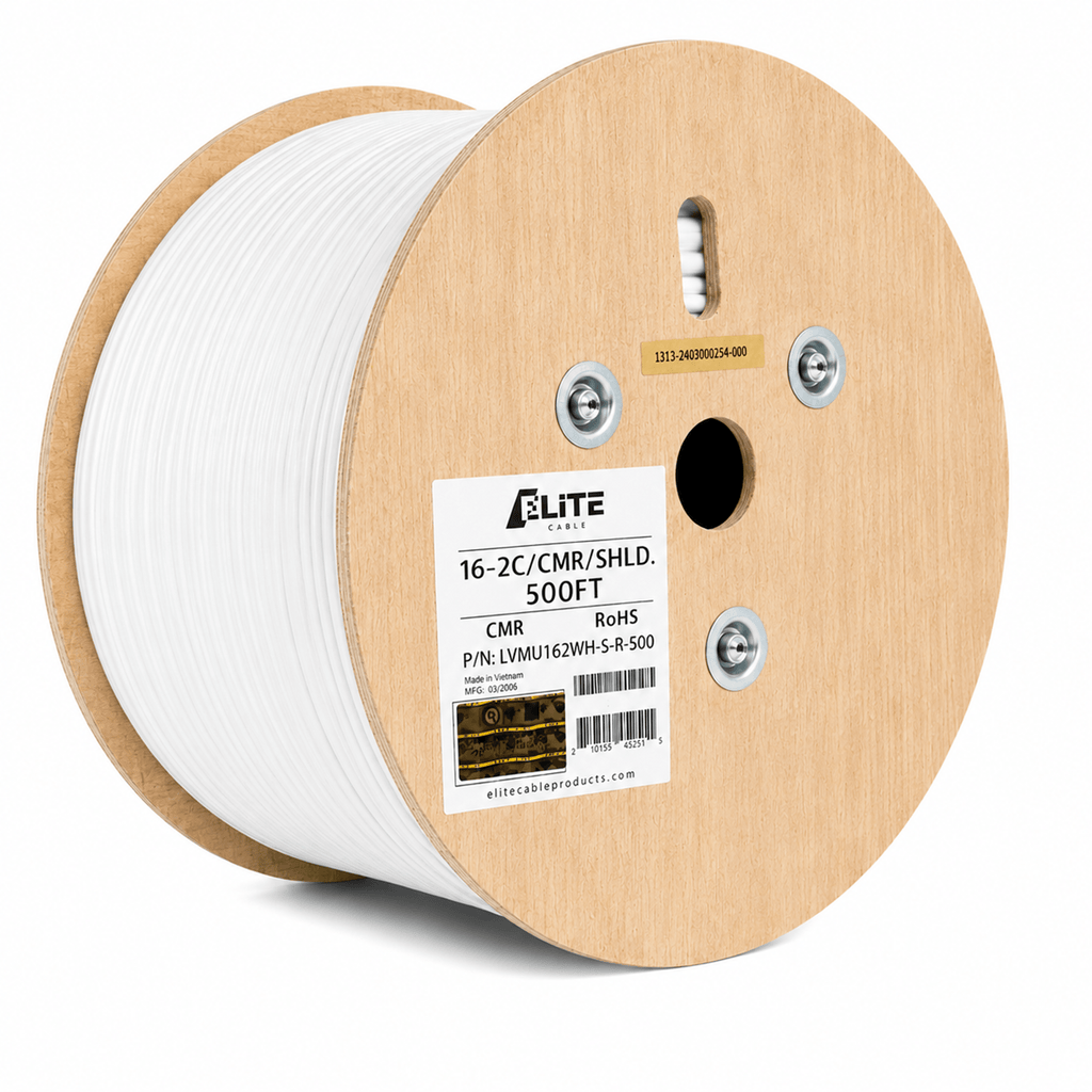 16/2 Shielded Low Voltage Multi Use Cable – CMR Rated