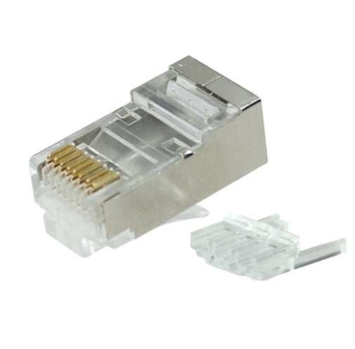 Cat6A Shielded RJ45 - For 23AWG Solid and Stranded Cable