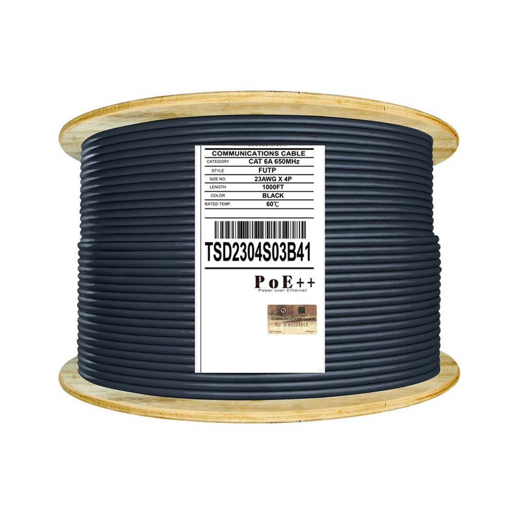 Cat6A Shielded Direct Burial - 23AWG, FTP, Gel Fill