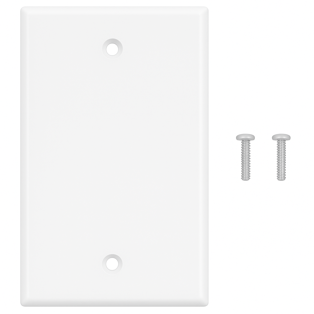 blank cover wall plate