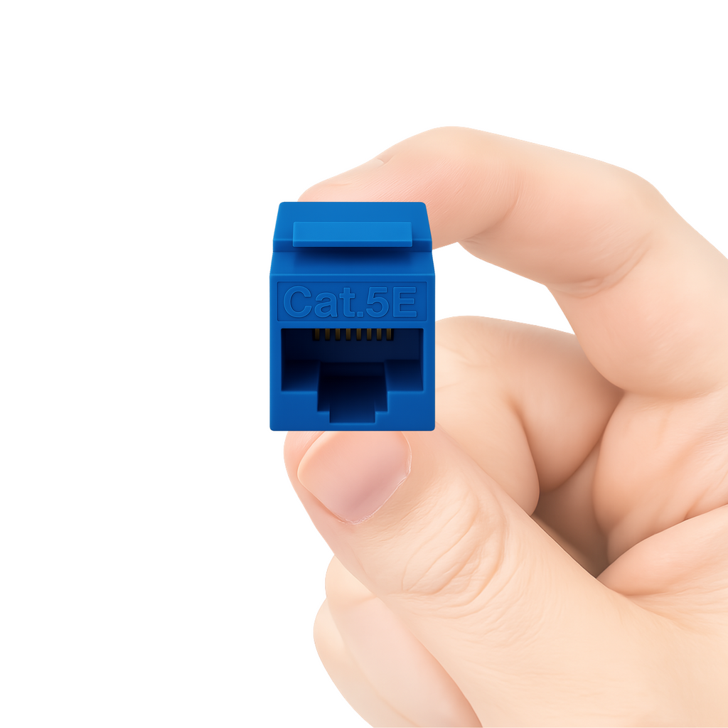 cat5e keystone jack unshielded 90 degree