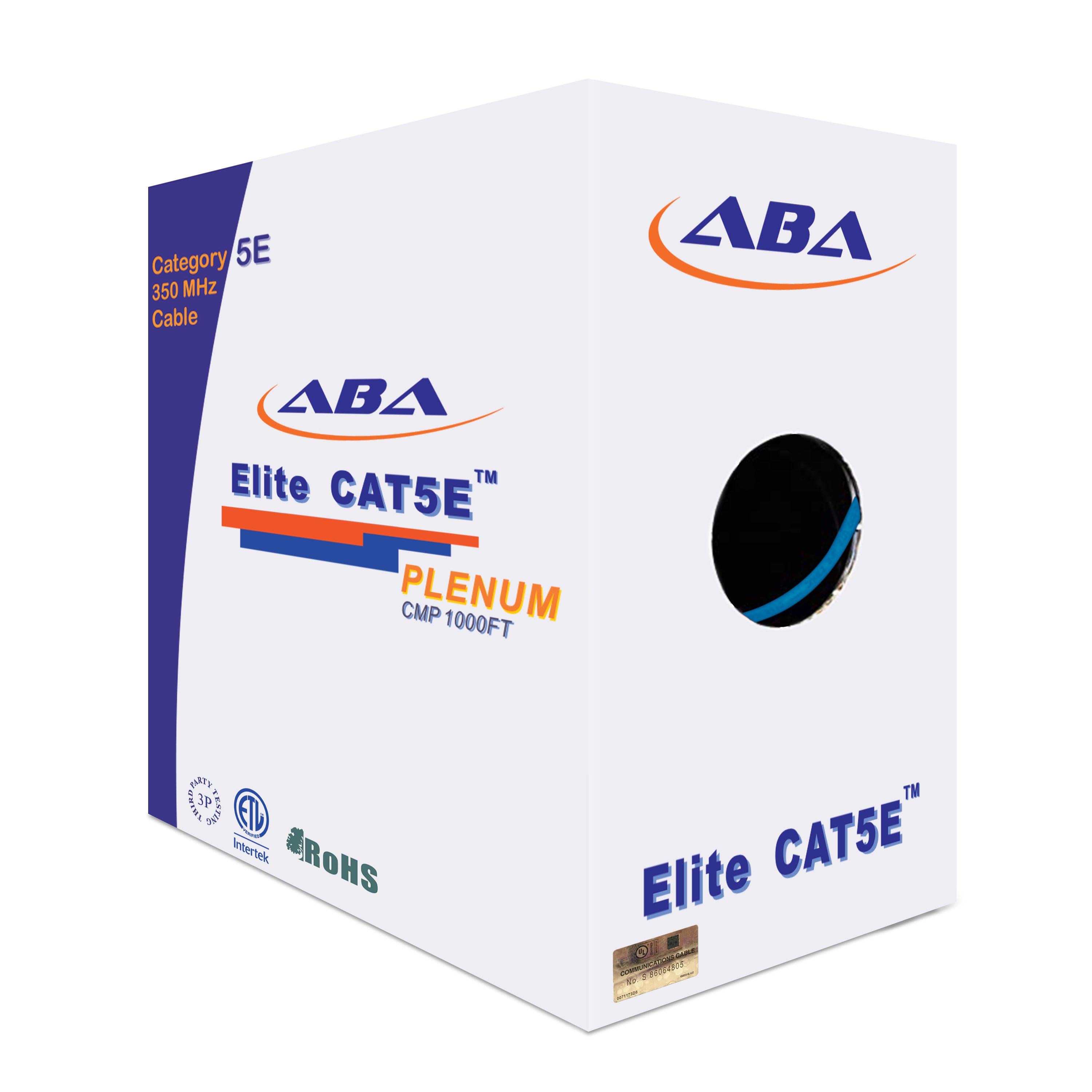 Elite Cat5e Plenum CMP Unshielded Infinity Cable Products