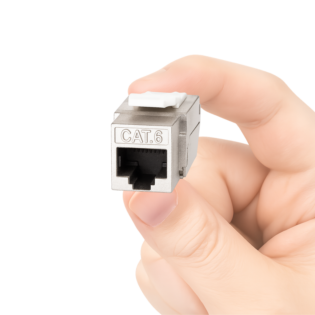 cat6 shielded keystone jack 90 degree