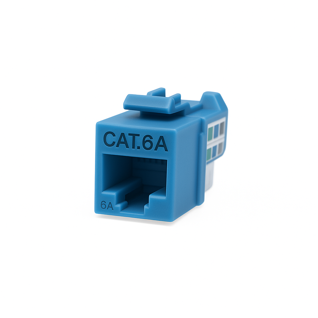 Cat6A Unshielded Keystone Jack 90 Degree | Save 5% On First Order