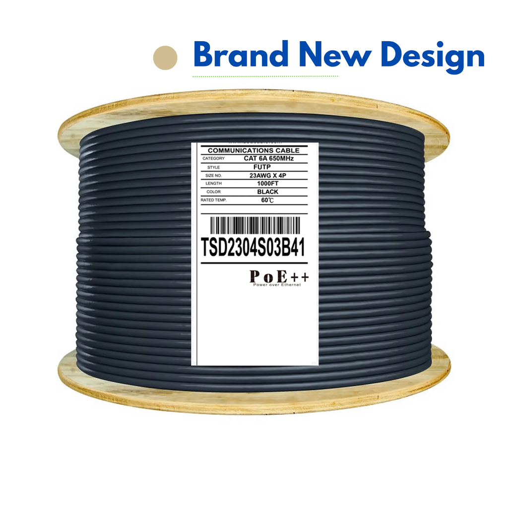 Cat6A Shielded Direct Burial - 23AWG, FTP, Gel Fill