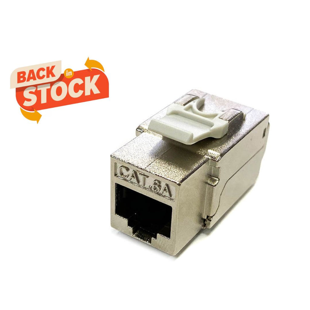 cat6a shielded keystone jack back in stock sale