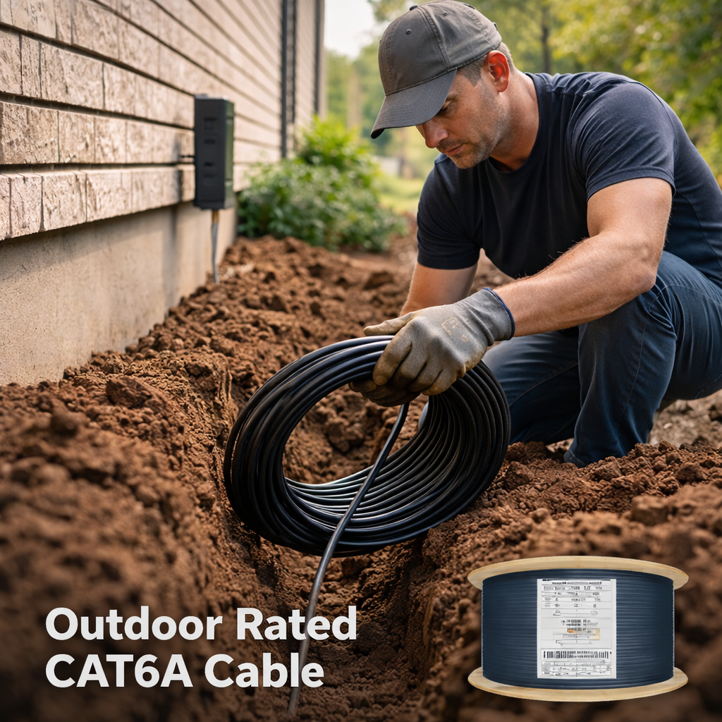 Cat6A Direct Burial - Unshielded, Gel Filled | Save 5% On First Order ...