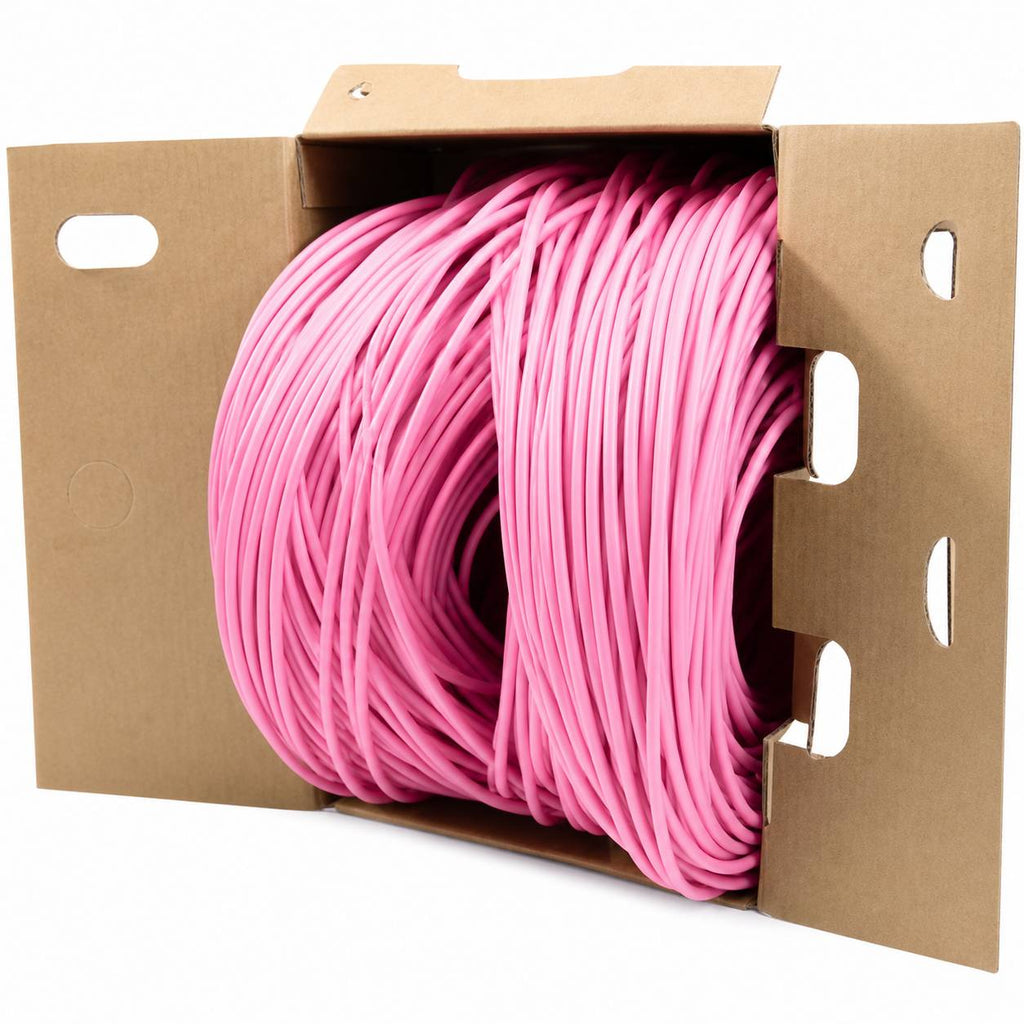 Cat6e Riser (CMR) - 24AWG, UTP, Solid, 600MHz Solid, Bulk Networking Cable