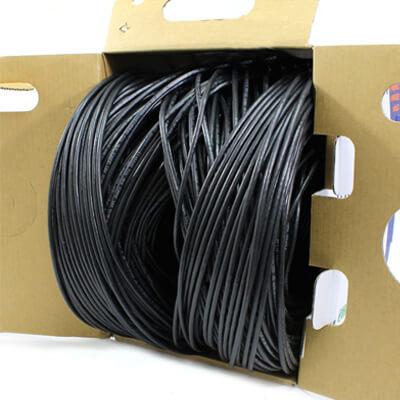 cat5e cmp plenum rated black cable 1000ft tup2404p03bl