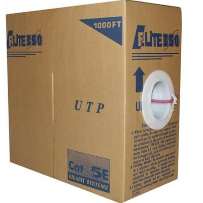 pink colored stranded ethernet cable 1000 feet TPM2404N35PI