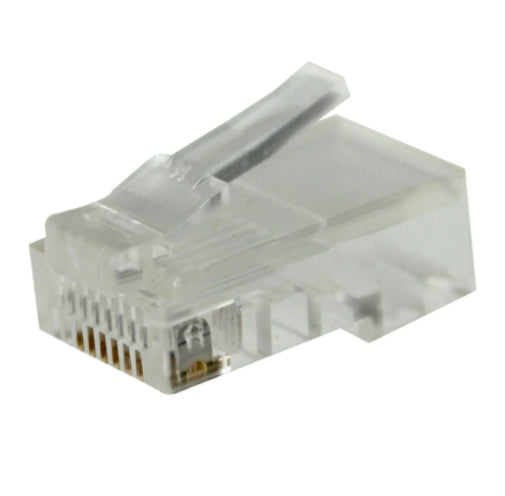 Cat5e RJ45 Plug 3 Prong for Solid Wire Cable - Infinity Cable Products