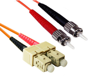 Cavo Ottico LC-LC Duplex 1 Metro Monomodale 9/125 - Jumper In Fibra Ottica Con Connettori Ceramici E Anima In Vetro Corning - Per Reti Gigabit Ethernet E Data Center
