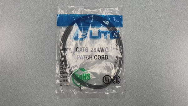 cat6 28awg patch cable video