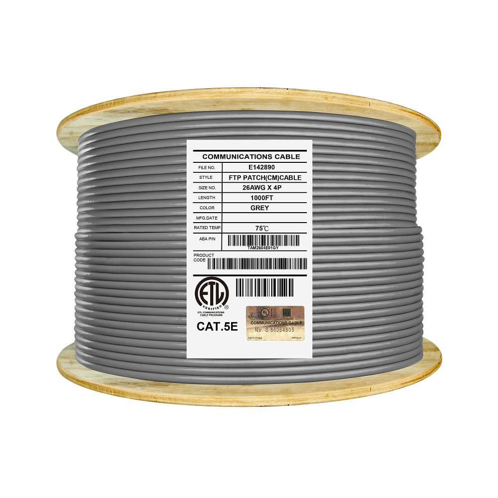 cat5e shielded stranded 26awg grey