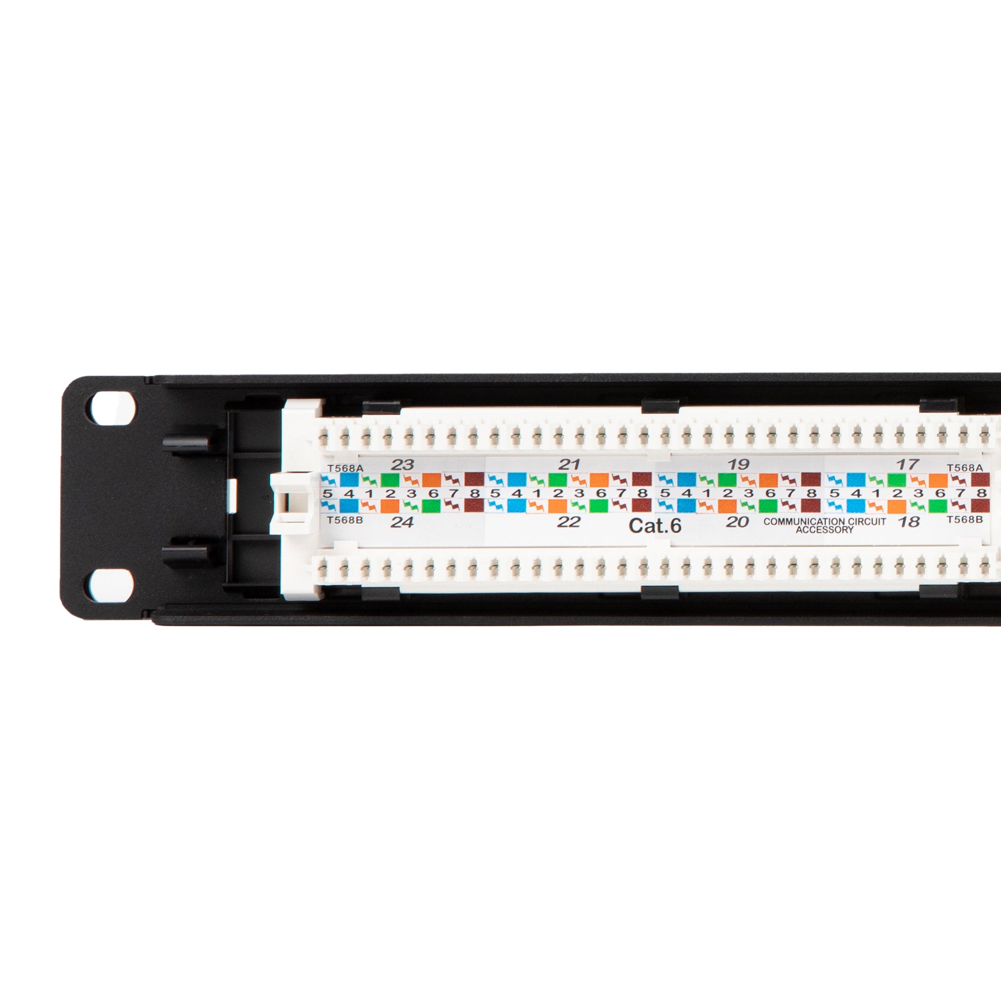 Cat6 Patch Panel 24 Port 19" Rack Mount, 1U | Save 5% On First Order ...