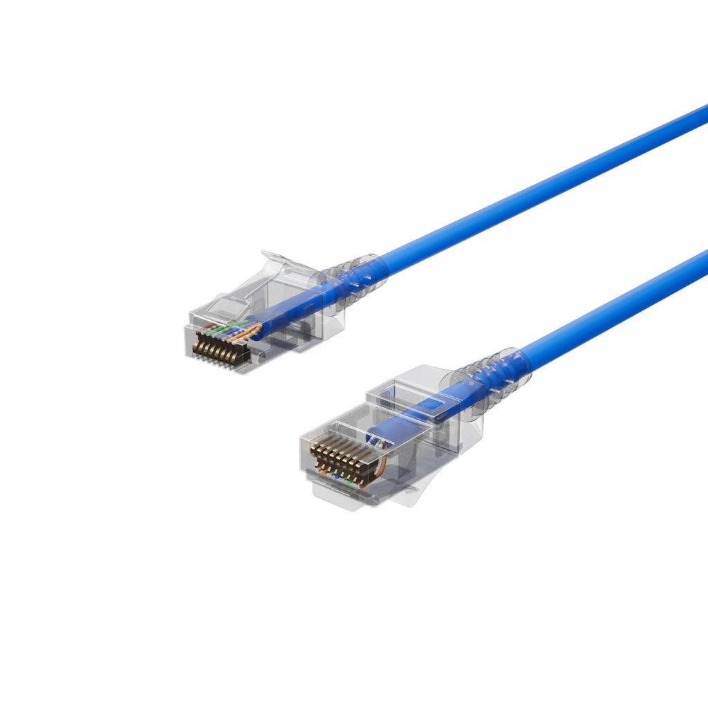 1 Foot Cat6 UTP Ethernet Network Non Booted Cable Blue - Ships from  California