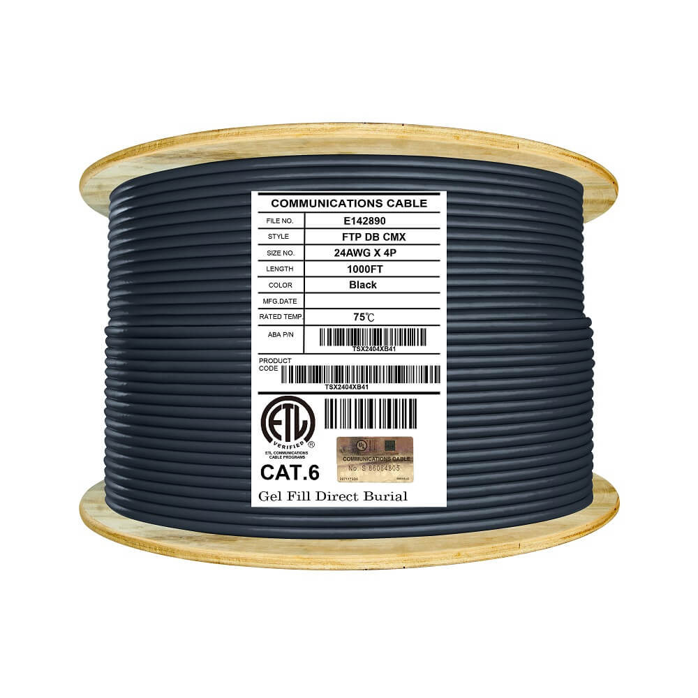 cat6 shielded direct burial cable