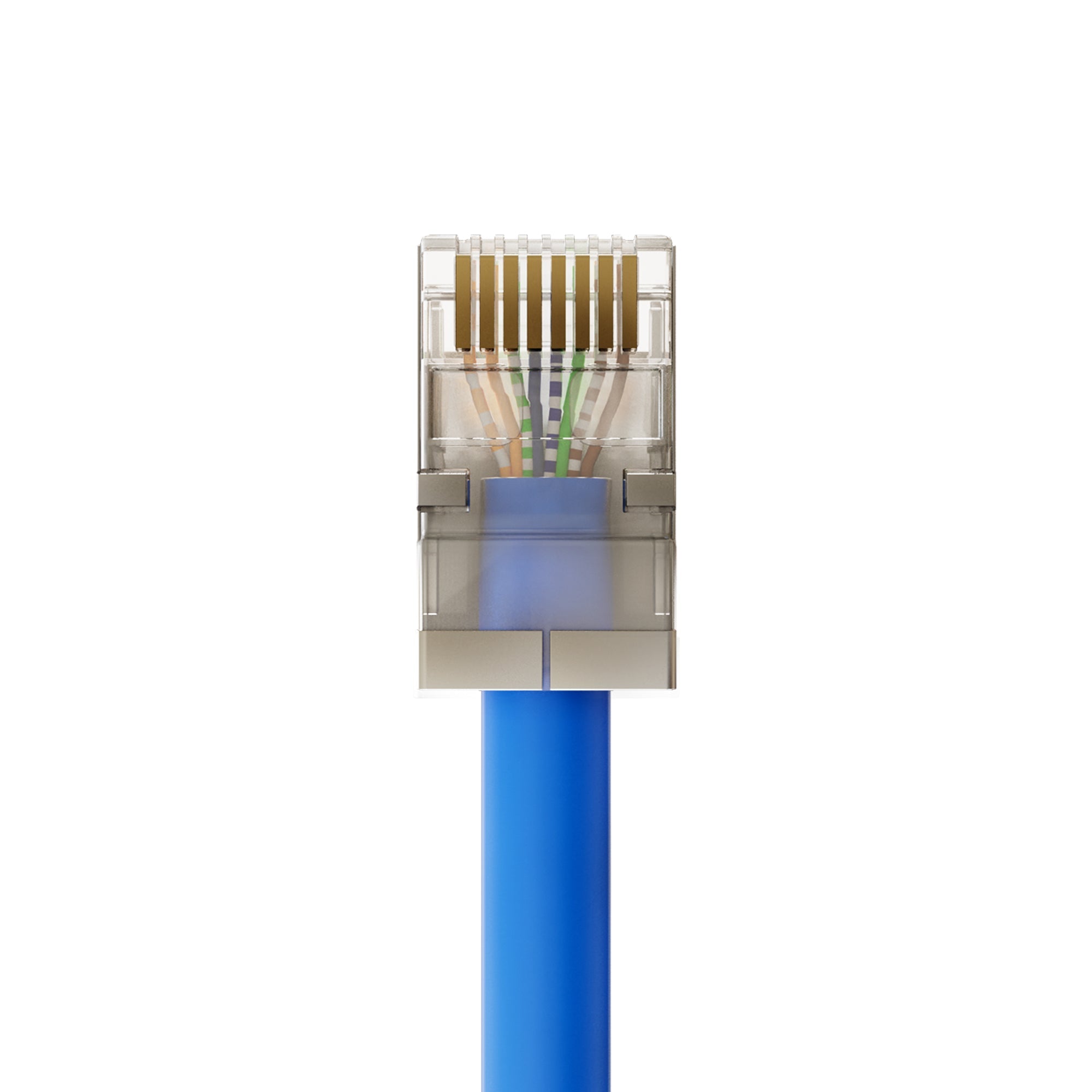 RJ45 8 Position 8 Contact Plug For Cat6a Cable Pack of 50