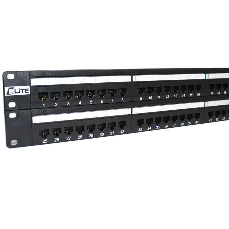 Cat6 Patch Panel 48 Port, 110 Type, 2U Infinity Cable Products