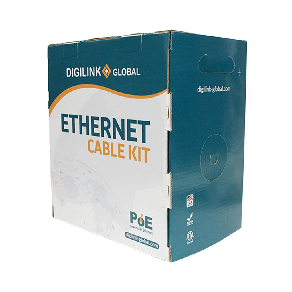 Cat6A Ethernet Cable Kit - Plenum, Shielded, 328 Feet