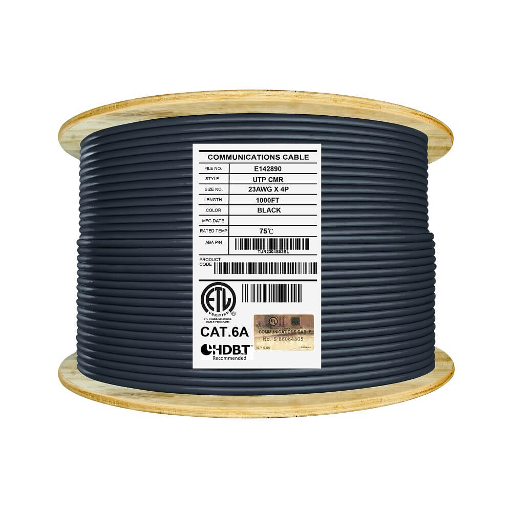 Cat6A Riser Ethernet Cable Unshielded