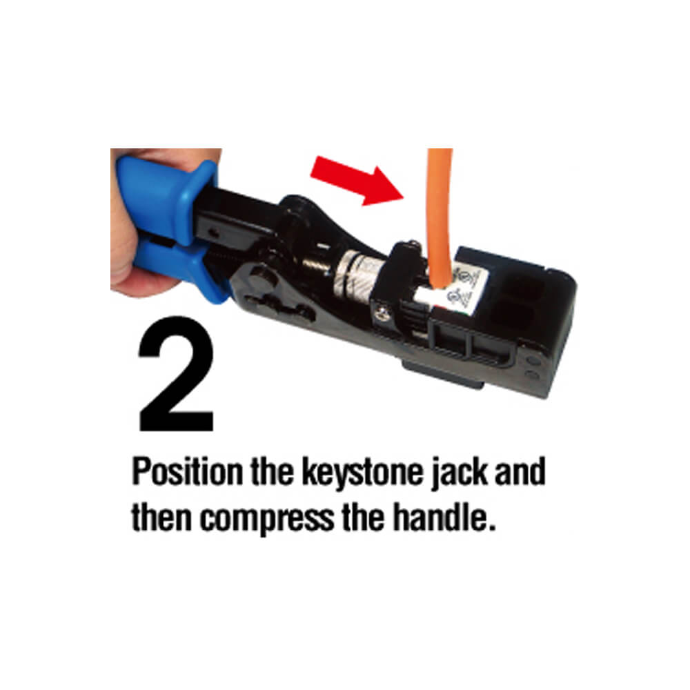 Terminating Tools Termination Tool Cat5e & Cat6 - 90 Degree | Infinity Cable Products